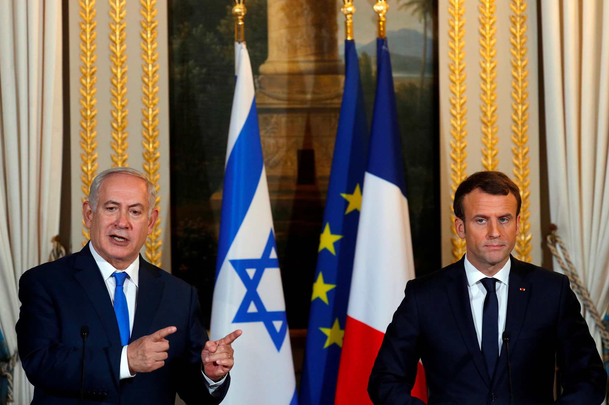 Netanyahou Critique Vivement La Position D'Emmanuel Macron Sur L'État Palestinien Netanyahou Critique Vivement La Position D'Emmanuel Macron Sur L'État Palestinien