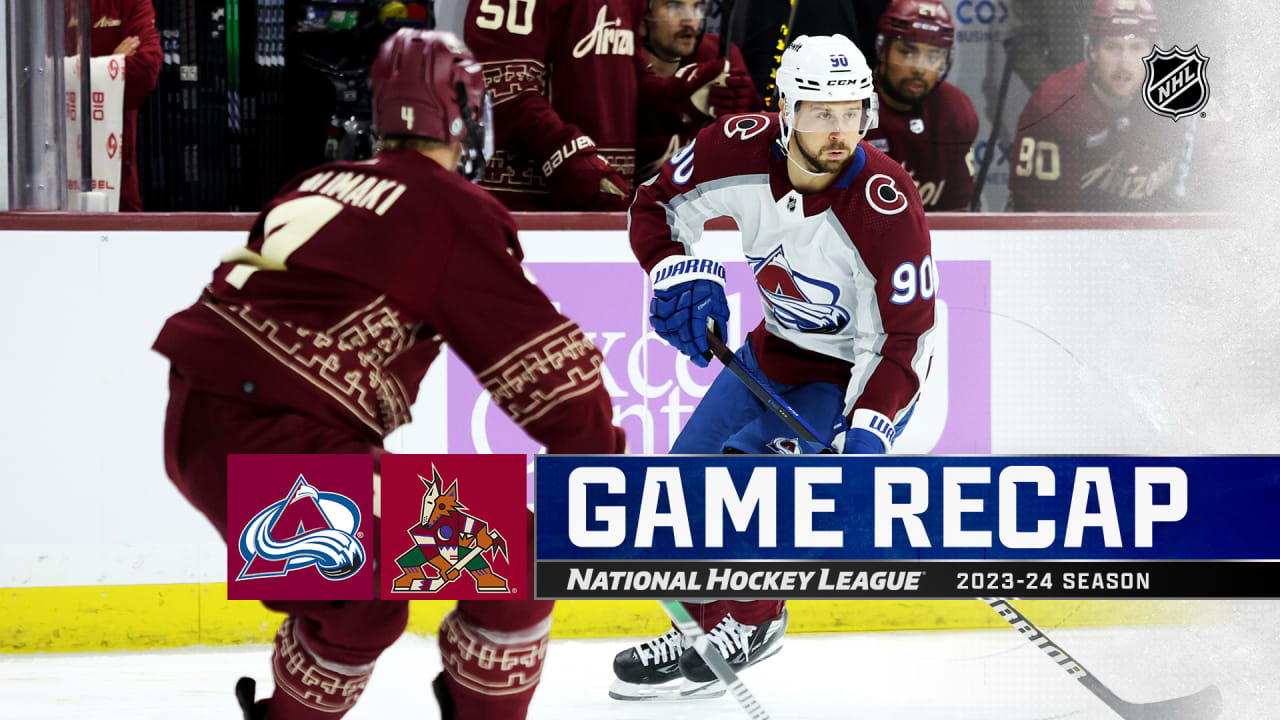 NHL Recap: Avalanche Defeat Panthers Despite Late Florida Rally NHL Recap: Avalanche Defeat Panthers Despite Late Florida Rally