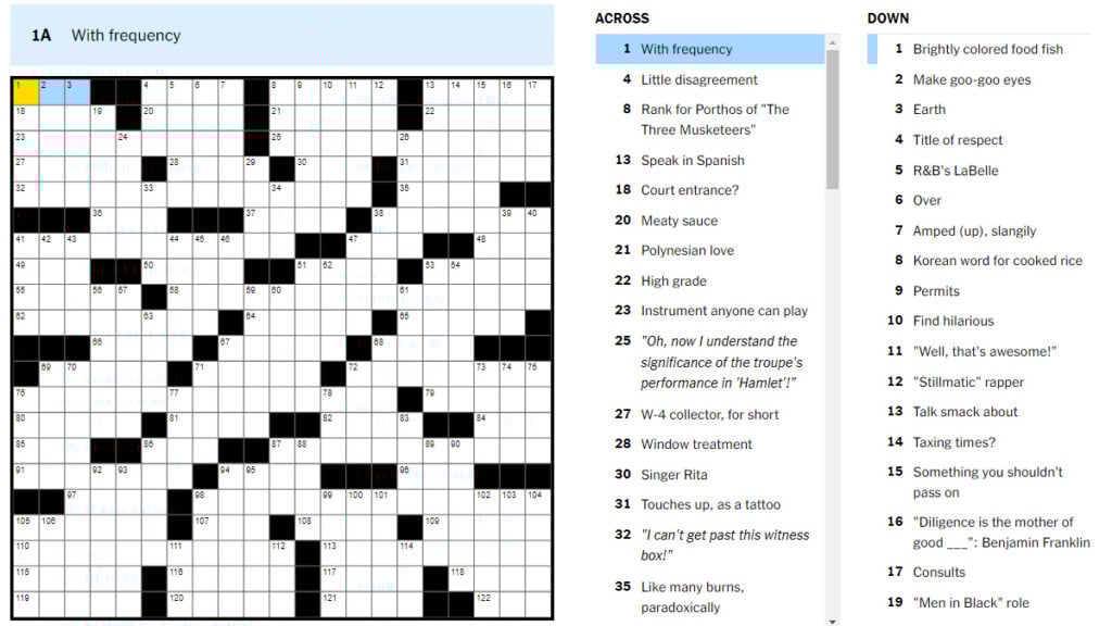 NYT Mini Crossword Answers And Clues (March 24, 2025) NYT Mini Crossword Answers And Clues (March 24, 2025)