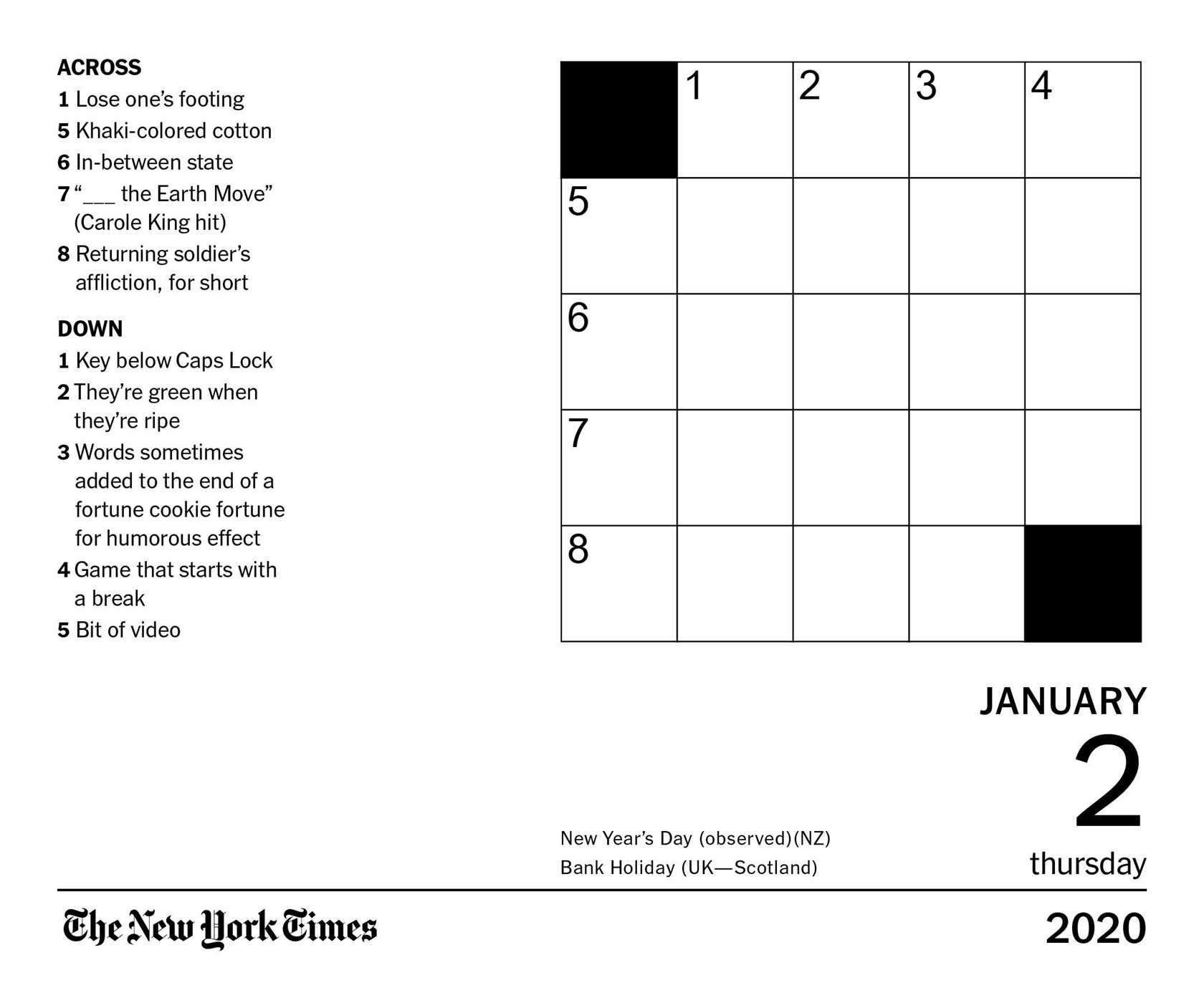 NYT Mini Crossword: April 18, 2025 Solutions And Clues NYT Mini Crossword: April 18, 2025 Solutions And Clues