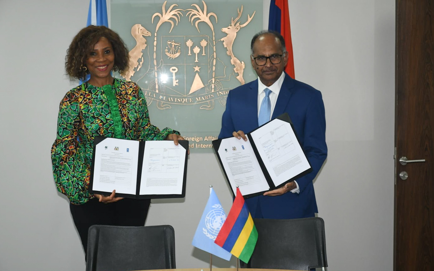 Official Announcement: Grant Assistance For Mauritius Official Announcement: Grant Assistance For Mauritius
