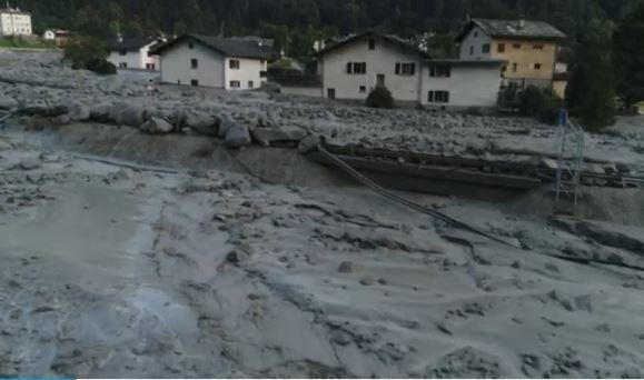 One Missing After Glacier-Induced Mudslide In Swiss Village One Missing After Glacier-Induced Mudslide In Swiss Village