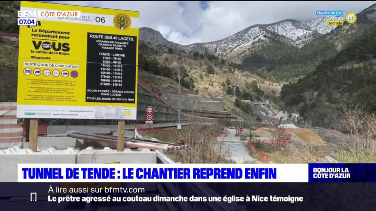 Ouverture Du Tunnel De Tende :  Mise À Jour Juin 2024 Par Le Ministre Tabarot