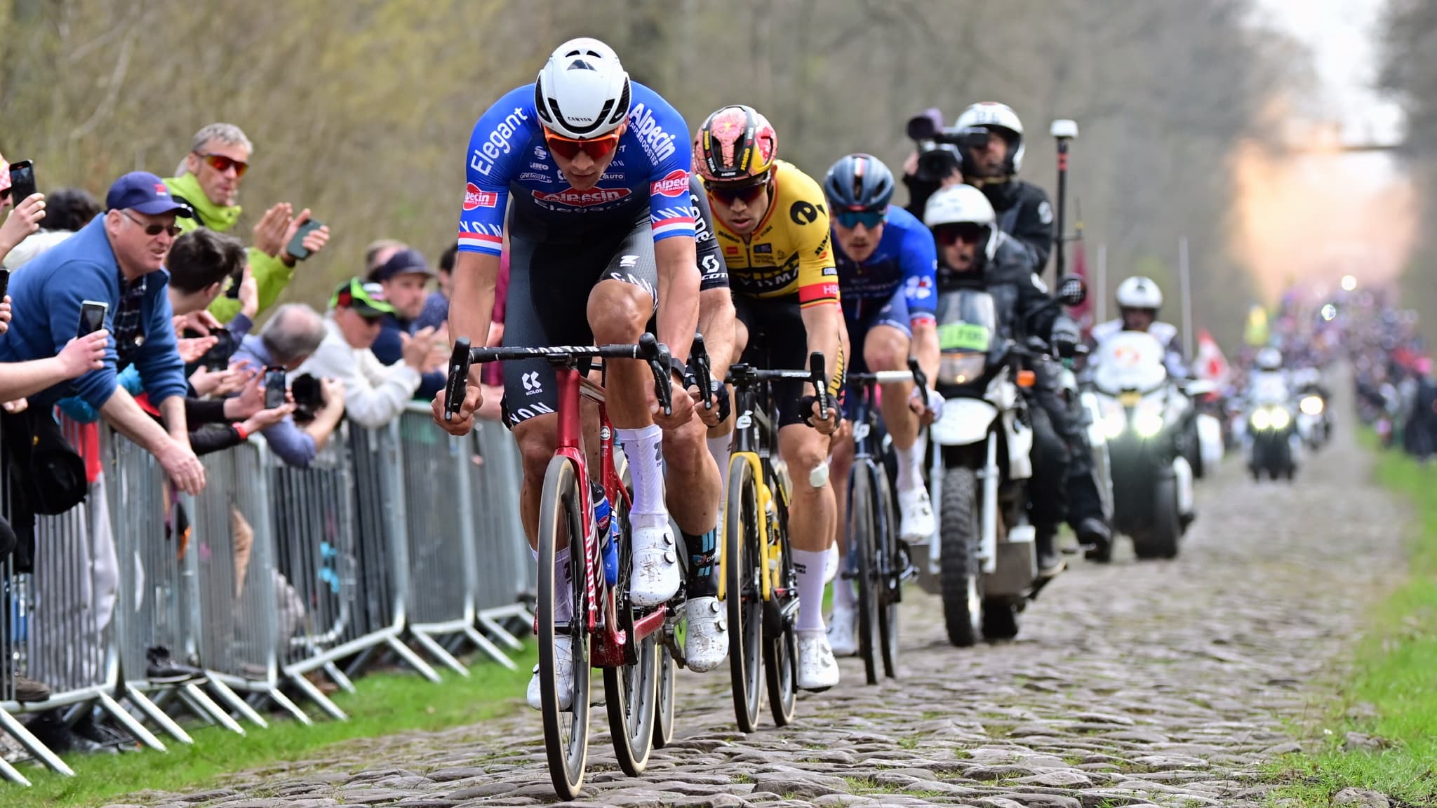 Paris-Roubaix: Van Der Poel On The Podium, Pogacar Trails Significantly