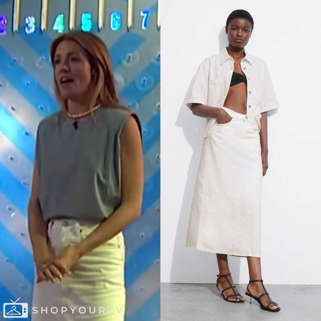 Phase Eight Midi Skirt: Cat Deeley's This Morning Look Inspires Shopping Frenzy Phase Eight Midi Skirt: Cat Deeley's This Morning Look Inspires Shopping Frenzy