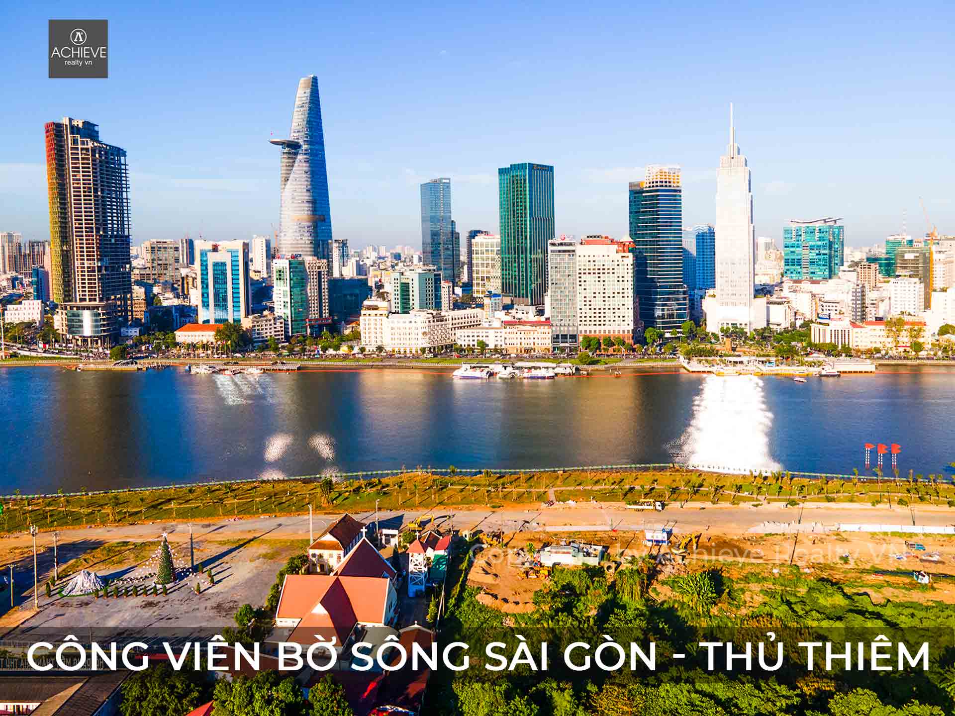 Phối Cảnh Đẹp Mắt: Công Viên Điện Ảnh Thủ Thiêm & Sông Sài Gòn Phối Cảnh Đẹp Mắt: Công Viên Điện Ảnh Thủ Thiêm & Sông Sài Gòn