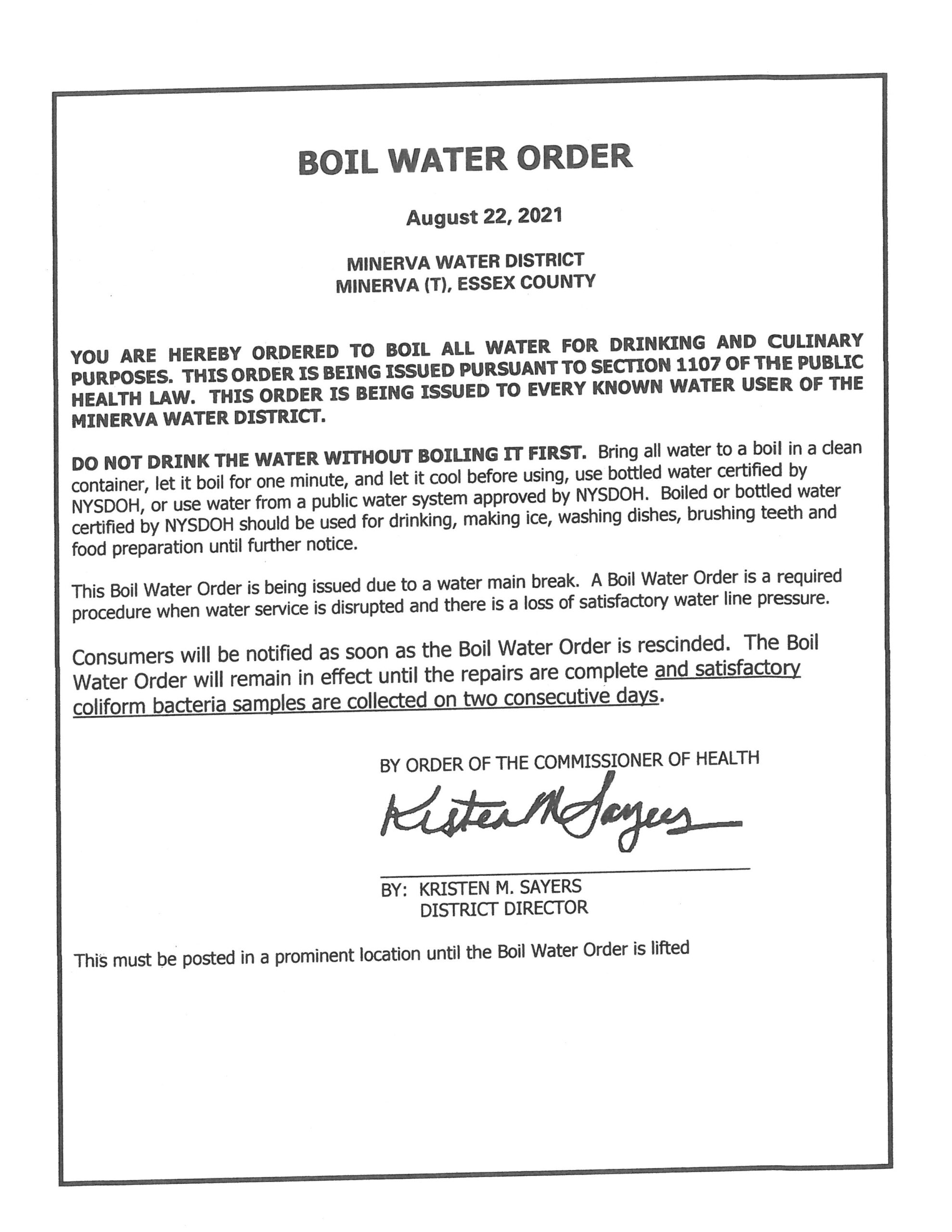 Pulaski County Boil Water Order Extended To Saturday Pulaski County Boil Water Order Extended To Saturday
