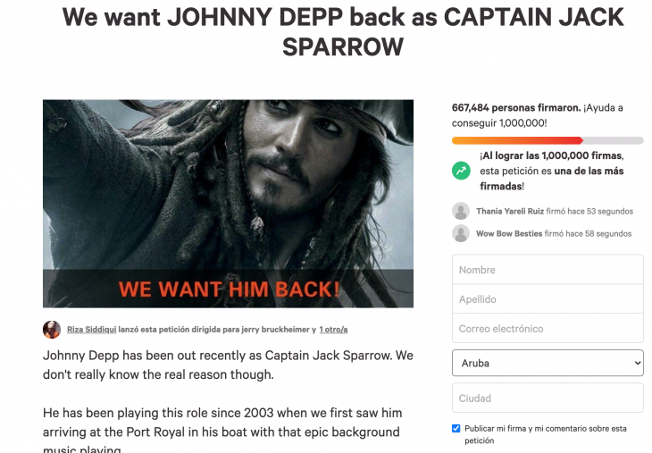 ¿Regresará Jack Sparrow? Nueva Reunión Entre Johnny Depp Y El Productor De Piratas Del Caribe ¿Regresará Jack Sparrow? Nueva Reunión Entre Johnny Depp Y El Productor De Piratas Del Caribe