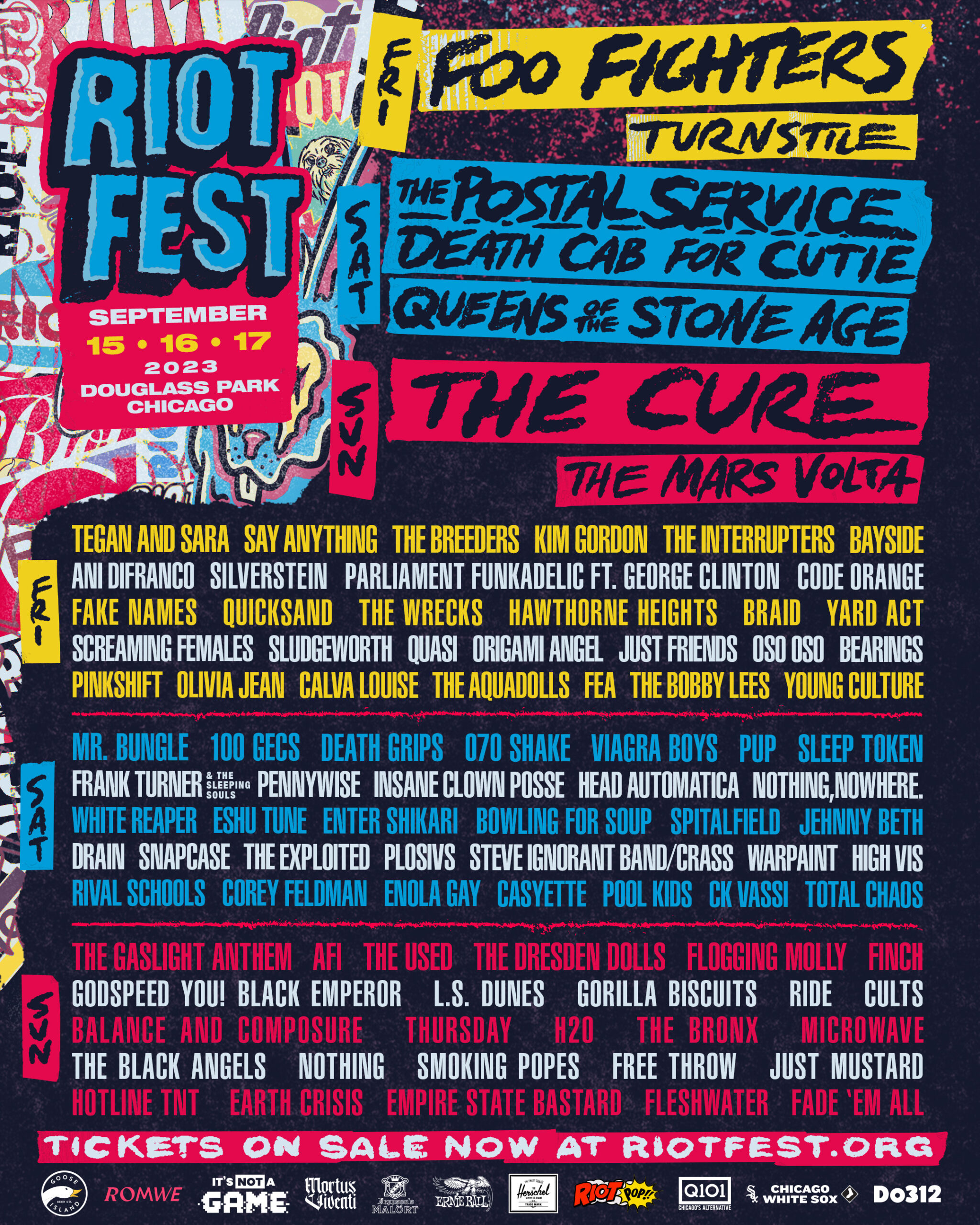 Riot Fest 2025 Lineup: Green Day, Weezer Headline Riot Fest 2025 Lineup: Green Day, Weezer Headline