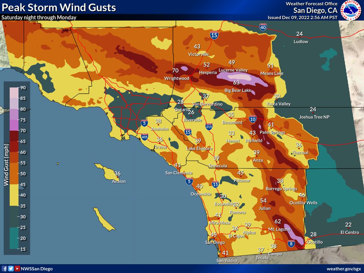 San Diego Inclement Weather: Program In Effect Tonight