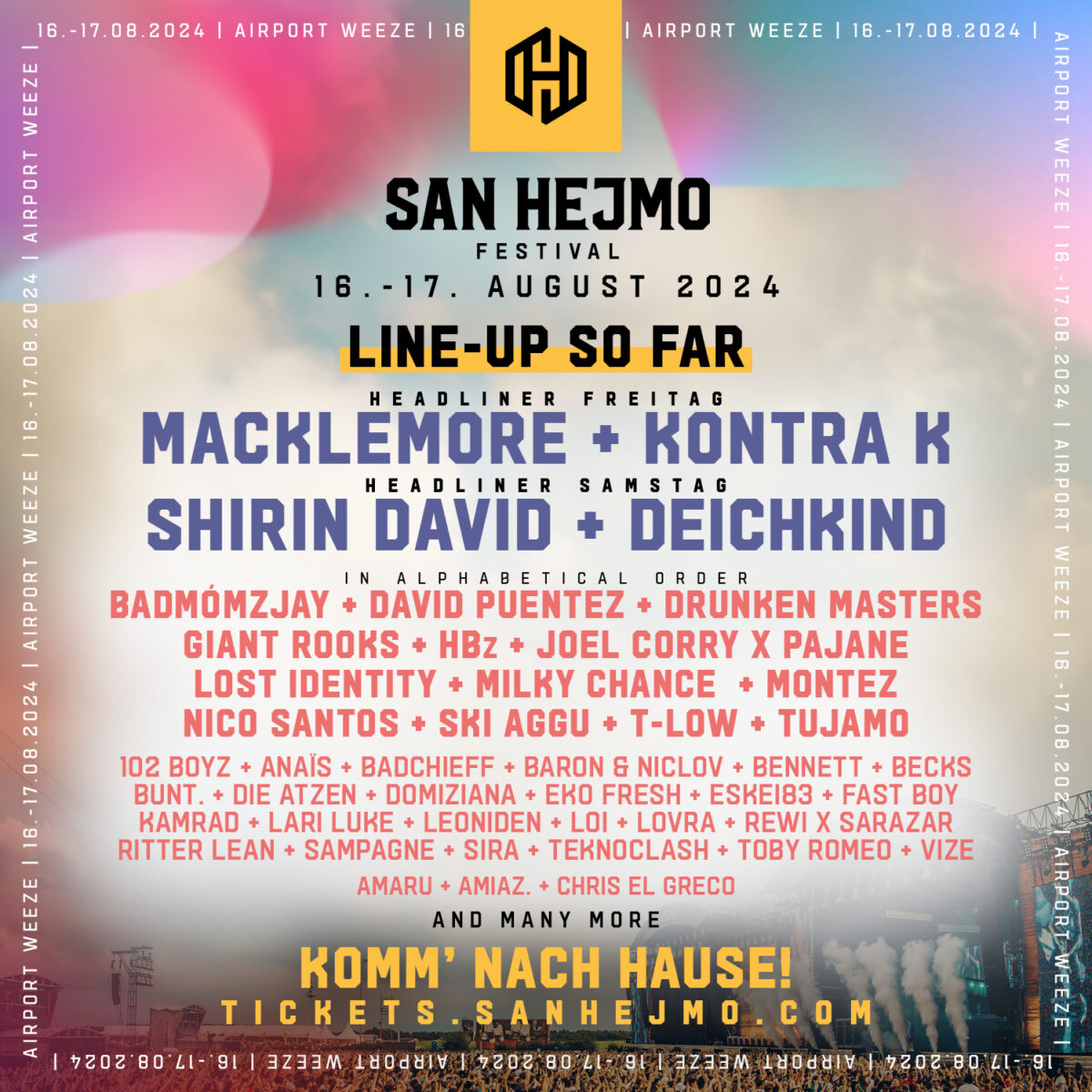 San Hejmo Line-Up: Alle Künstler Im Überblick – Essen Fiebert Dem Event Entgegen San Hejmo Line-Up: Alle Künstler Im Überblick – Essen Fiebert Dem Event Entgegen