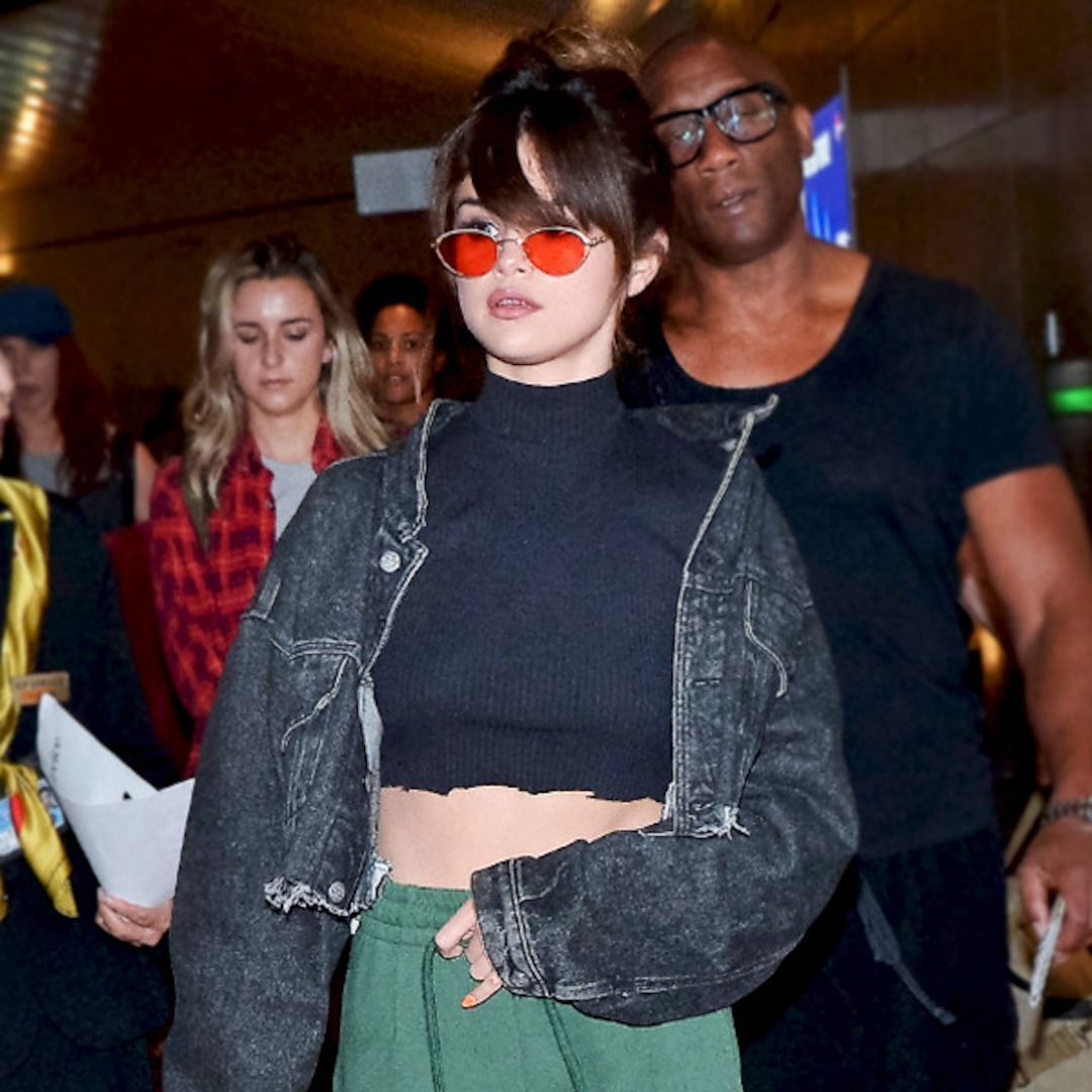 Selena Gomez Rocks A Leather Dress: Hot Style Inspiration Selena Gomez Rocks A Leather Dress: Hot Style Inspiration