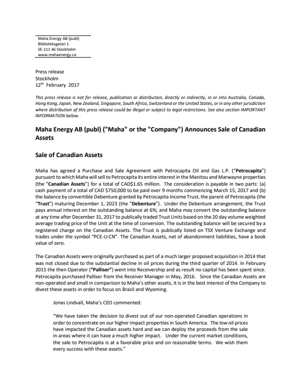 Shifting The Balance: Strategies For Reducing U.S. Control Of Canadian Assets Shifting The Balance: Strategies For Reducing U.S. Control Of Canadian Assets