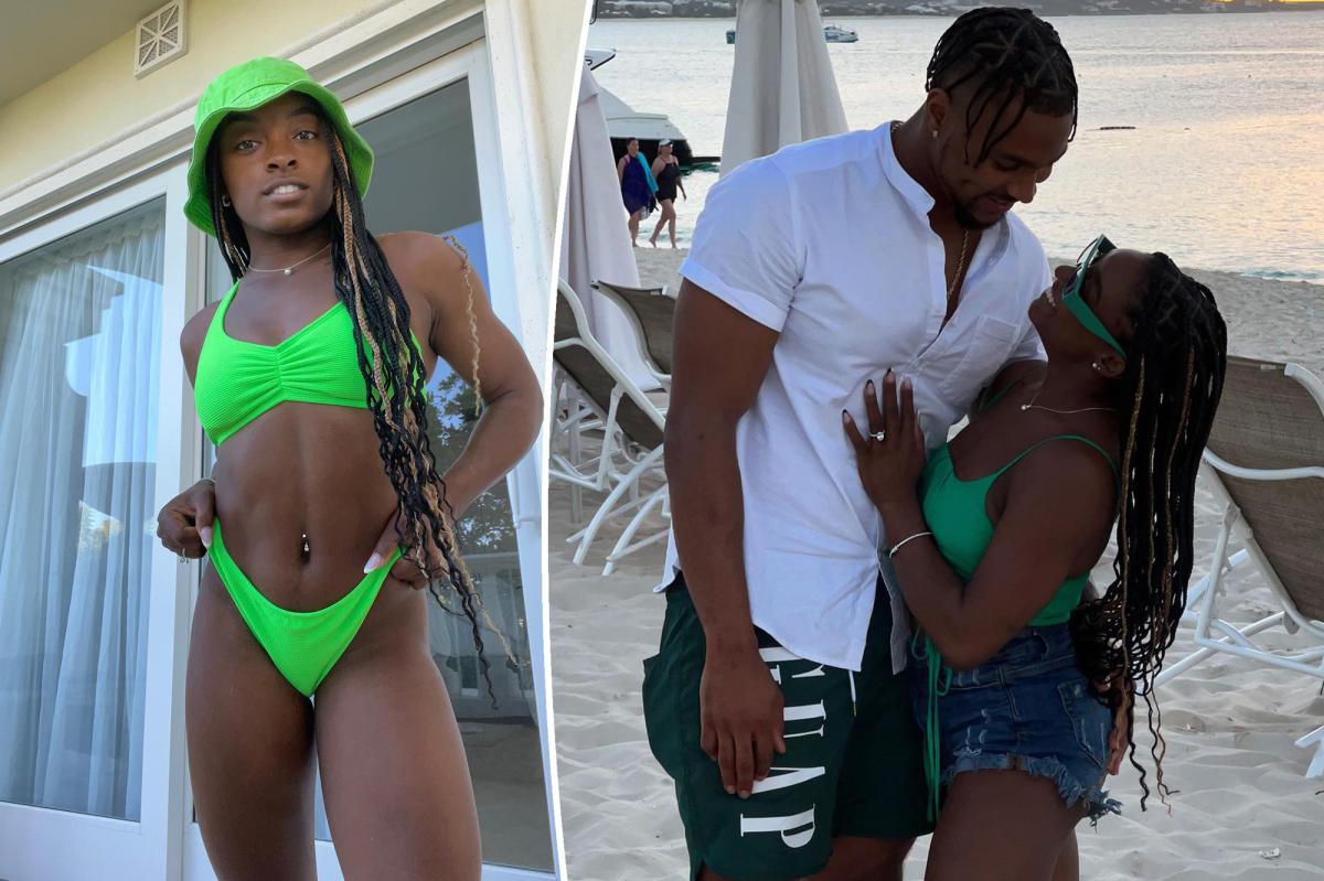 Simone Biles' Black Bikini Bahamas Trip: Photos And Updates Simone Biles' Black Bikini Bahamas Trip: Photos And Updates