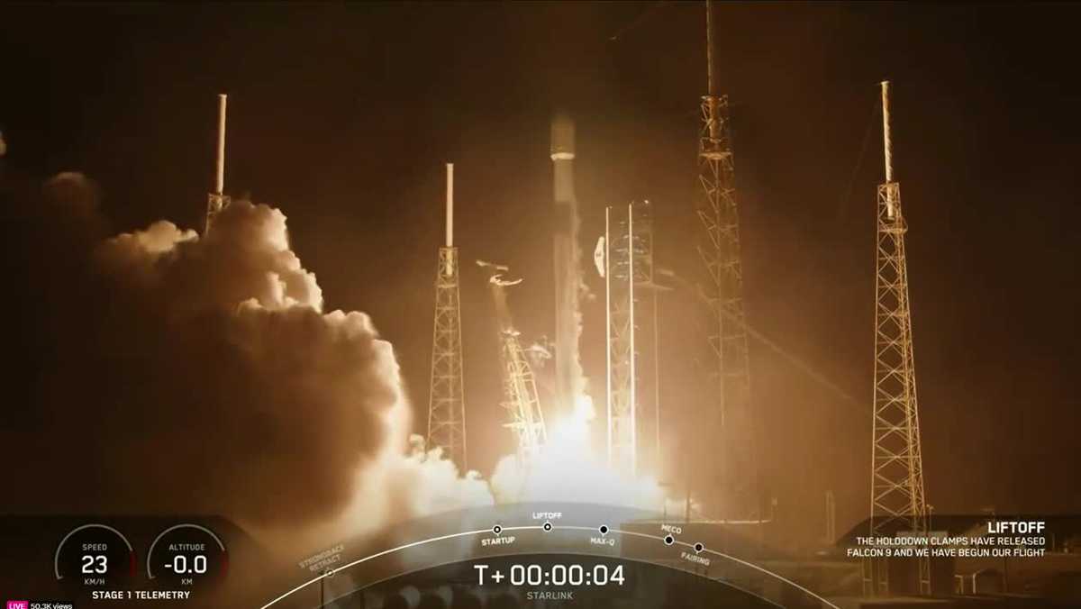 SpaceX Launches 27 Starlink Satellites On Falcon 9 Rocket
