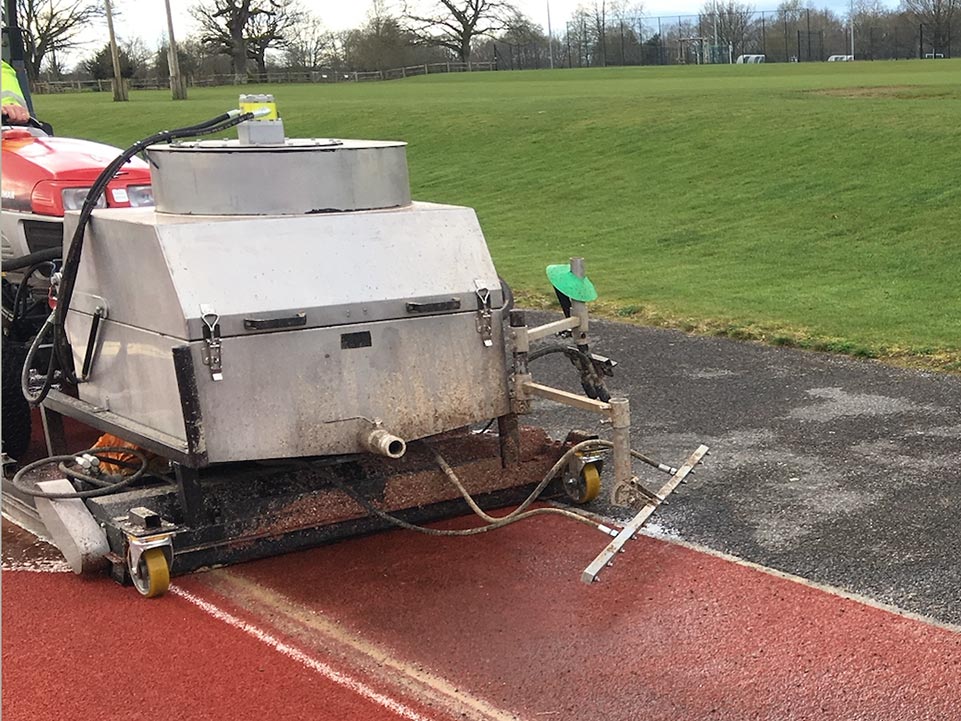 Stadium Track Resurfacing Project For Championship Season Stadium Track Resurfacing Project For Championship Season