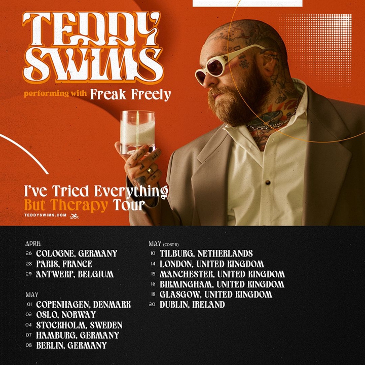 Teddy Swims: Saturday In The Park 2025 Headliner Teddy Swims: Saturday In The Park 2025 Headliner