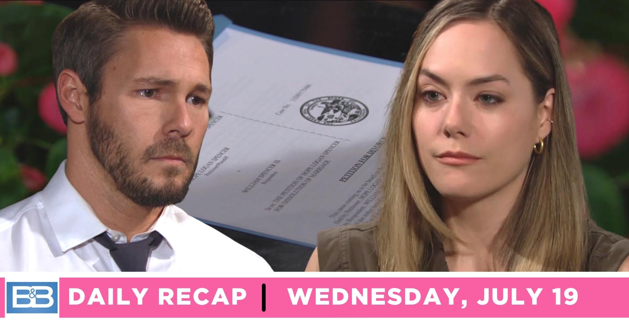 The Bold And The Beautiful: Wednesday, April 16 Recap - Liam, Hope, And Bridget's Storylines The Bold And The Beautiful: Wednesday, April 16 Recap - Liam, Hope, And Bridget's Storylines