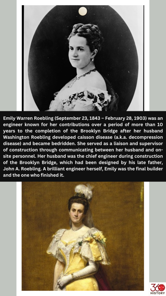 The Brooklyn Bridge's Legacy: Celebrating Emily Warren Roebling's Contributions The Brooklyn Bridge's Legacy: Celebrating Emily Warren Roebling's Contributions