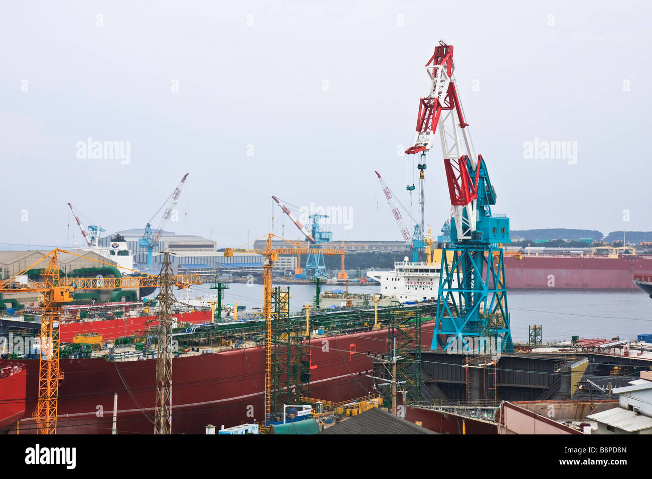 The Hyundai 650 Cargo Ship: Docked At The Hyundai Ulsan Plant The Hyundai 650 Cargo Ship: Docked At The Hyundai Ulsan Plant