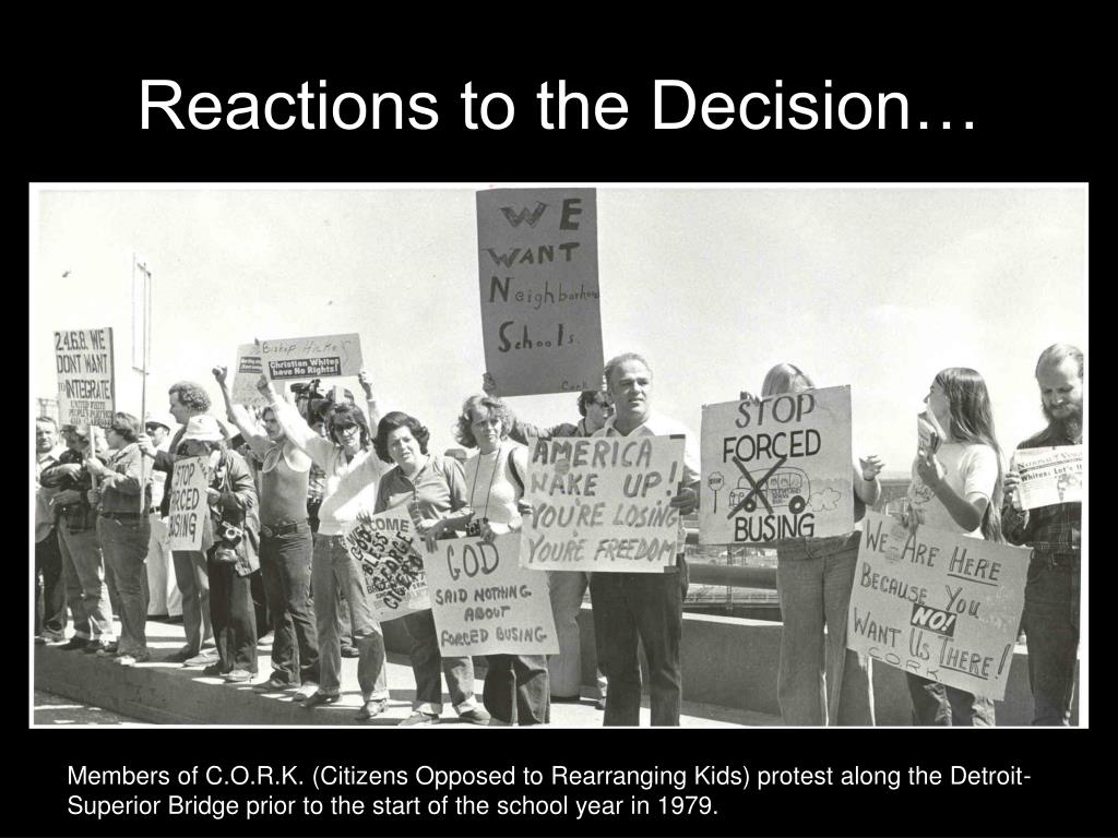 The Impact Of The Justice Department's School Desegregation Order Decision The Impact Of The Justice Department's School Desegregation Order Decision