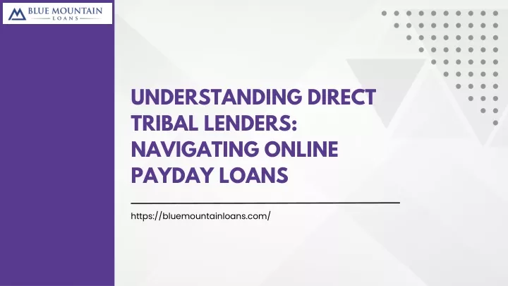 Tribal Loans: Navigating Bad Credit With Direct Lenders Tribal Loans: Navigating Bad Credit With Direct Lenders