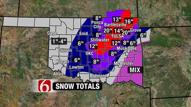 Tulsa Facing Near-Blizzard Conditions: NWS Forecast Tulsa Facing Near-Blizzard Conditions: NWS Forecast