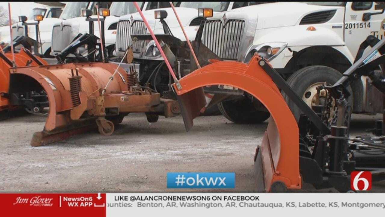 Tulsa Prepares For Winter Weather: Road Pre-Treatment Underway Tulsa Prepares For Winter Weather: Road Pre-Treatment Underway