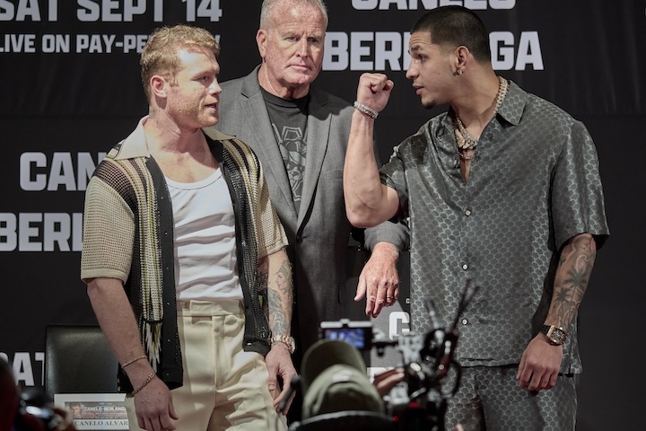 Undisputed Championship Showdown: Canelo Vs. GGG Press Conference In NYC Undisputed Championship Showdown: Canelo Vs. GGG Press Conference In NYC