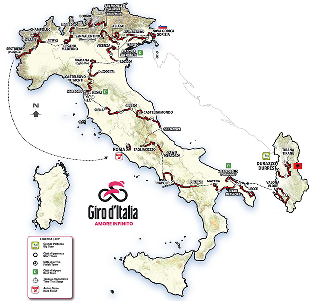 Vatican City To Host Grand Finale Of Giro D'Italia 2025 Vatican City To Host Grand Finale Of Giro D'Italia 2025