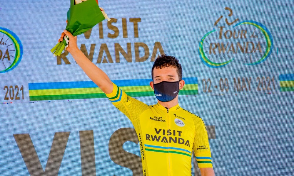 Vuelta A Murcia: Christen Celebra Su Victoria Vuelta A Murcia: Christen Celebra Su Victoria