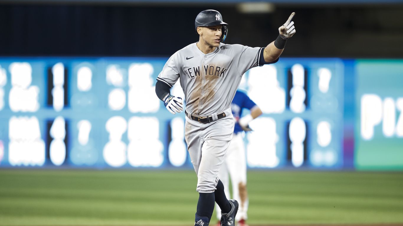 Yankees Star Aaron Judge's Record-Breaking Season Opening Yankees Star Aaron Judge's Record-Breaking Season Opening