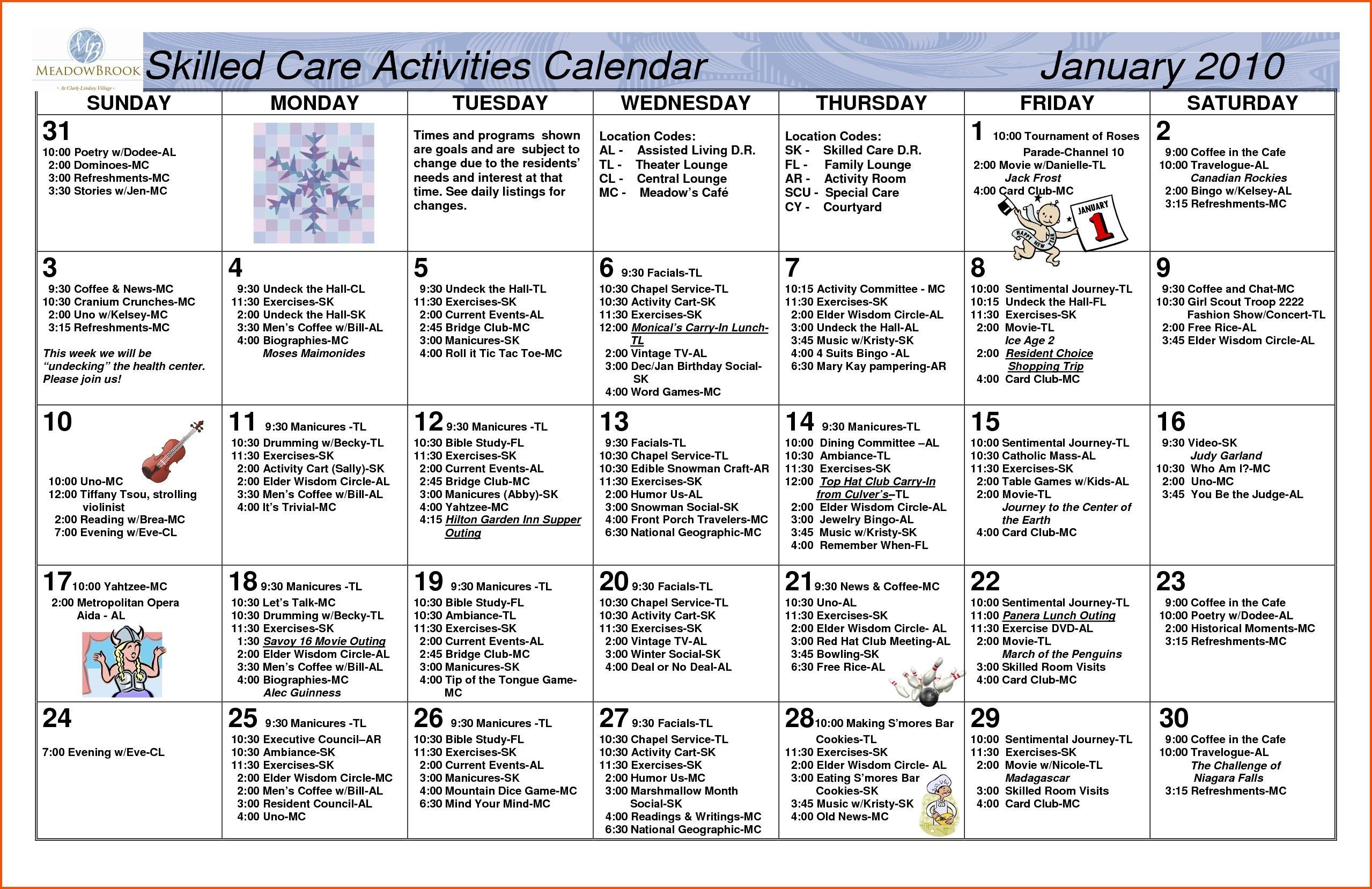 Your Guide To Senior Activities: A Monthly Calendar Of Trips & Events Your Guide To Senior Activities: A Monthly Calendar Of Trips & Events